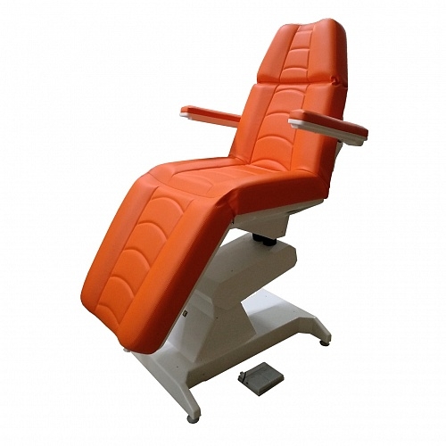  Косметологическое кресло “Ондеви-4”, 4 электропривода, откидные подлокотники, проводной пульт управления 